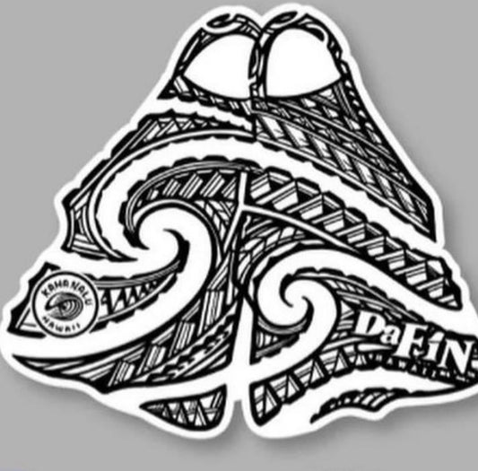 Kaha Nalu Hawaii and DaFiN Hawaii Sticker Limited Exclusive Australian Release