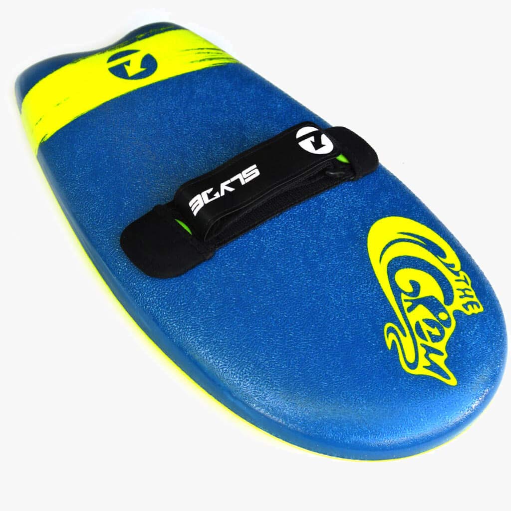 The Slyde Grom Soft Top Fun Handboard For Bodysurfing with Hand strap (Multi Colors)